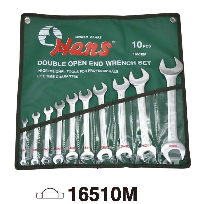 Double Open-End Wrench Set- 1151M/A Double Open-end Wrench