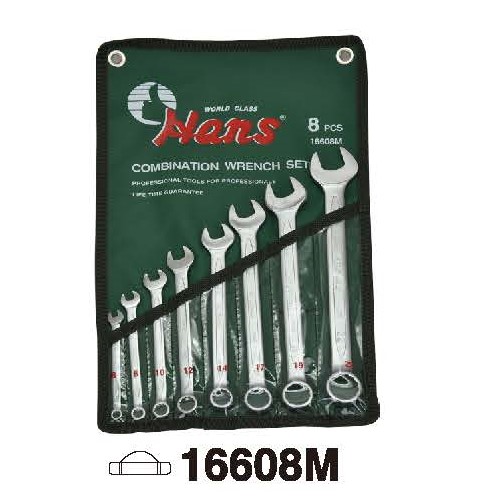 75° Double Ring Wrench Set- 1103M/A Double Ring Wrench 75° Offset