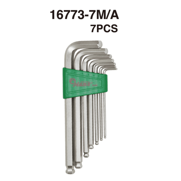 16773- Hex Key Wrench Set (Ball Point) (Long Arm)