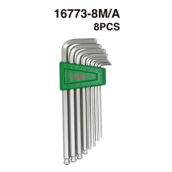 16773- Hex Key Wrench Set (Ball Point) (Long Arm)