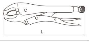 1803- Locking Plier- Standard Curve Jaw- Heavy Duty