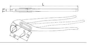 1890- Waterpump Box Joint Plier (German Style)