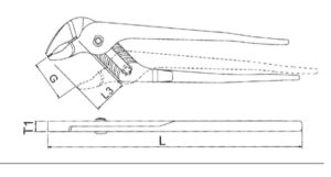 1891-Waterpump Groove Plier (American Style) 1 1891- Waterpump Groove Plier (American Style)