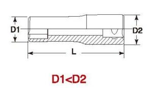 3300M/A-3/8″Drive Deep Socket (Manual) 6 Point