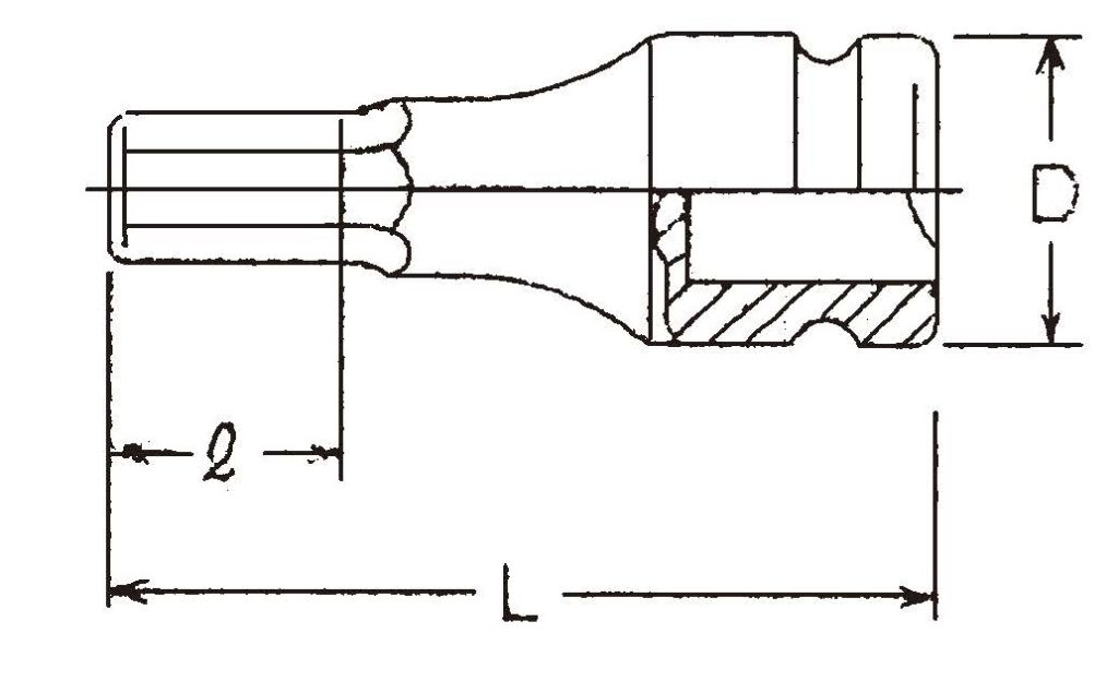 84016-2/-3M/A Impact Hexagon Socket