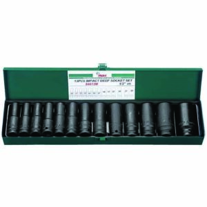 84613M-Impact Socket Set (13PCs)-1/2" Drive