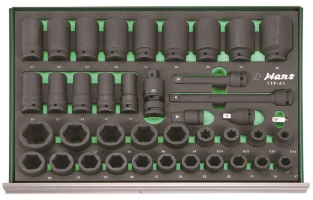 FGTT-520- Great Tool Trolley Group in 520PCs 15 Heavy Duty Impact Socket Wrench Set