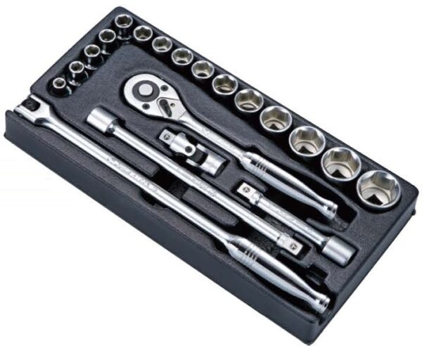 TT-16P/ Socket Wrench Combo Set 20 PCs- 1/2"Drive