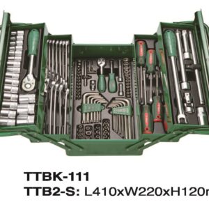 TTBK-111G Tote Tool Box in 111 PCs