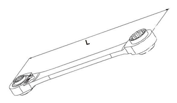 5 in 1) Gear Ring Wrench Reversible Spline