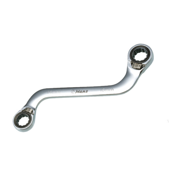 11068M-Reversible Double Gear Ring Wrench (S-Shape)