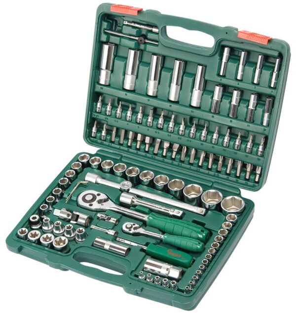 TK-108- Industrial Tool Kit 108 Pcs- 1/4", 1/2" Drive