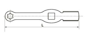 1511E-Star Slogging Wrench in 3/4"Drive 1 E-Star Slogging Wrench 1511E