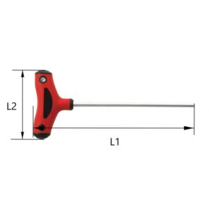 17661M- Hex-Key Wrench with T-Handle