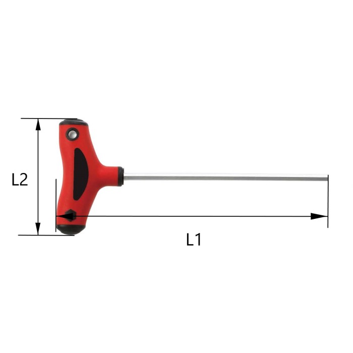 17661M- Hex-Key Wrench with T-Handle