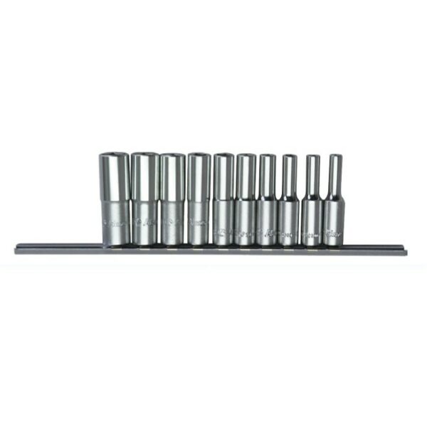 2610MD/AD- Deep Hand Socket Set (6 Point)- 1/4" Drive- 10 Pcs