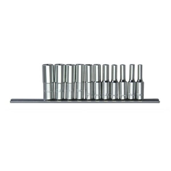 2611MD/AD- Deep Hand Socket Set (6 Point)- 1/4" Drive- 11 Pcs
