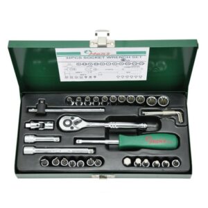 2633PM- Socket Wrench Set- 1/4" Drive- 33PCS