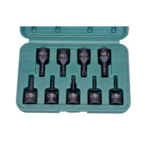 36014-9- Bit Socket Set - 3/8" Drive- 9 Pcs