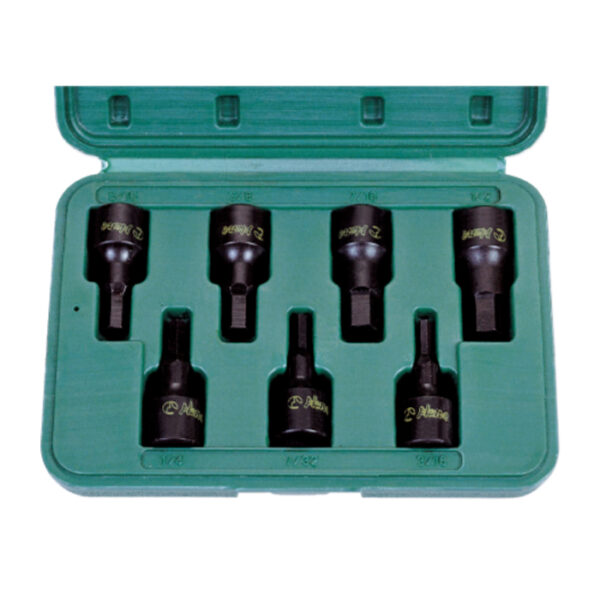 36016-7M/A- Bit Socket Set - 3/8" Drive- 7 Pcs
