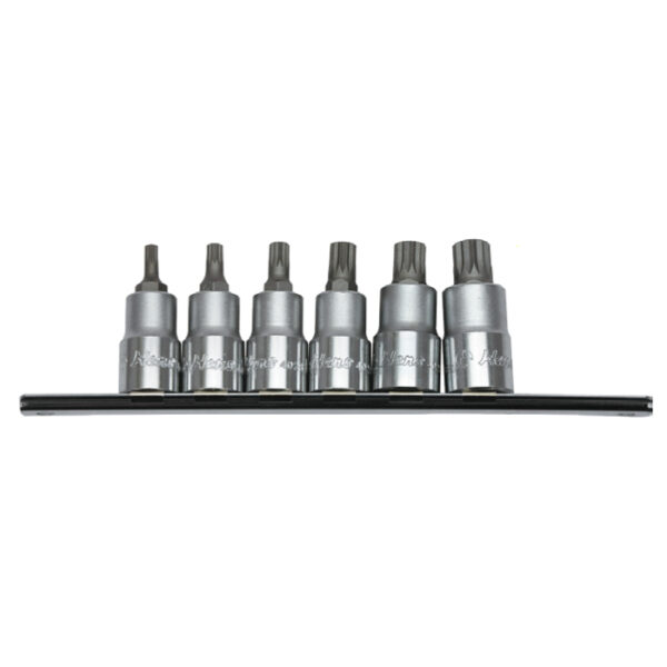 36028-6C- XZN Bit Socket Set (12 Point)- 3/8" Drive- 6 Pcs