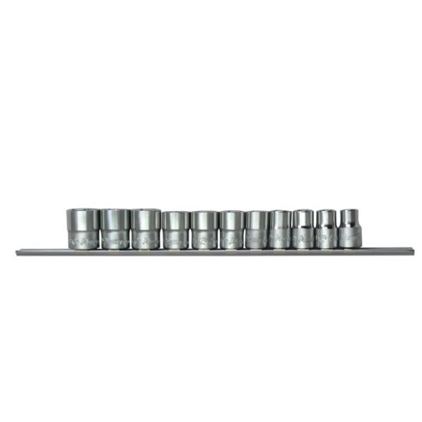 3611M/A- Hand Socket Set- 3/8" Drive- 11 Pcs