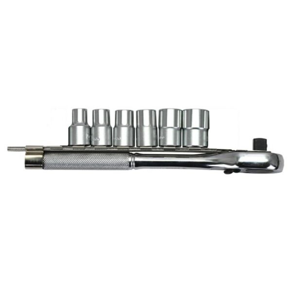 46134- Hand Socket Set- 1/2" Drive- 7 Pcs