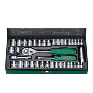 5640MAG- Socket Wrench Set- 1/4", 3/8" Drive- 40 Pcs