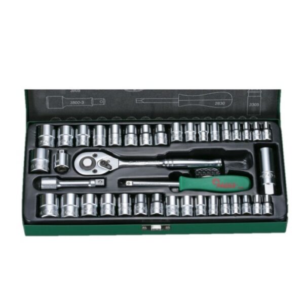 5640MAP-Socket Wrench Set- 1/4", 3/8" Drive- 40 Pcs