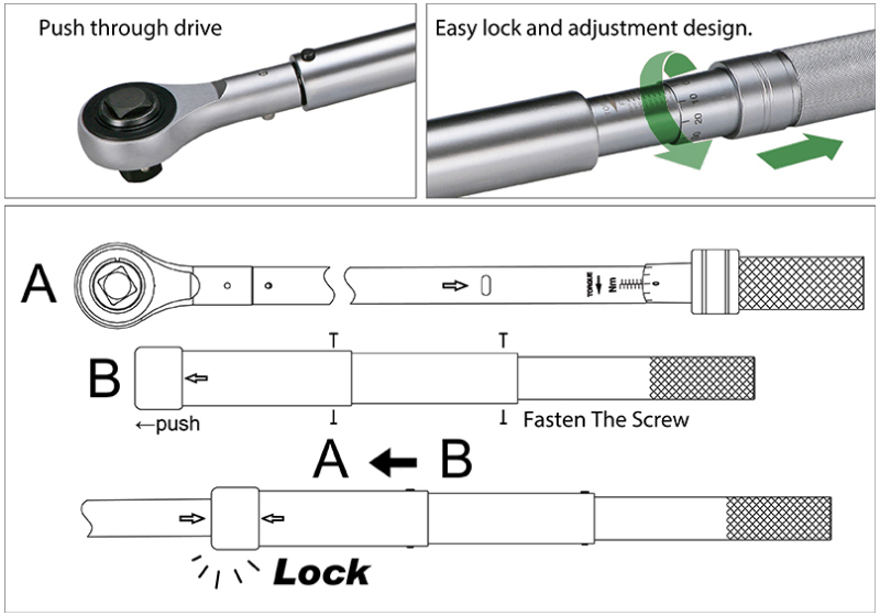 Torque Wrench-(Premium)- 2500Nm- 1"Drive