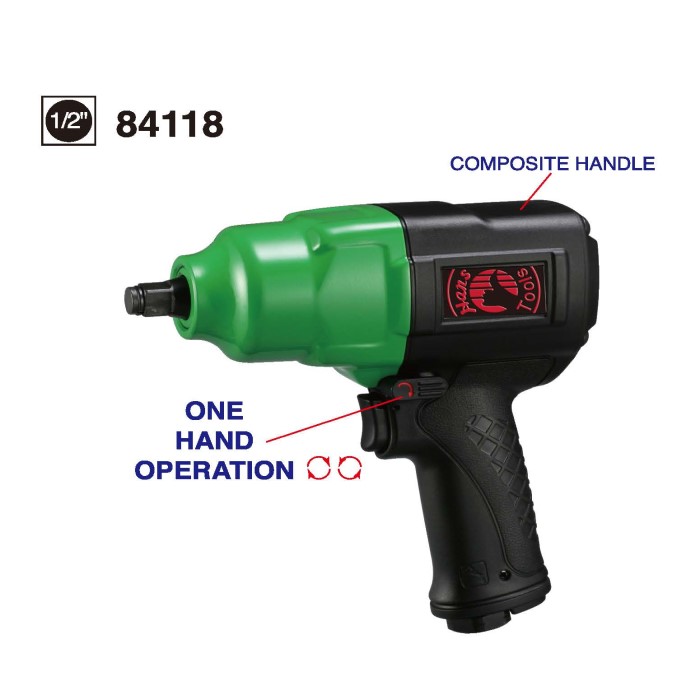 84118-Air Impact Wrench (Heavy Duty)- 1/2" Drive