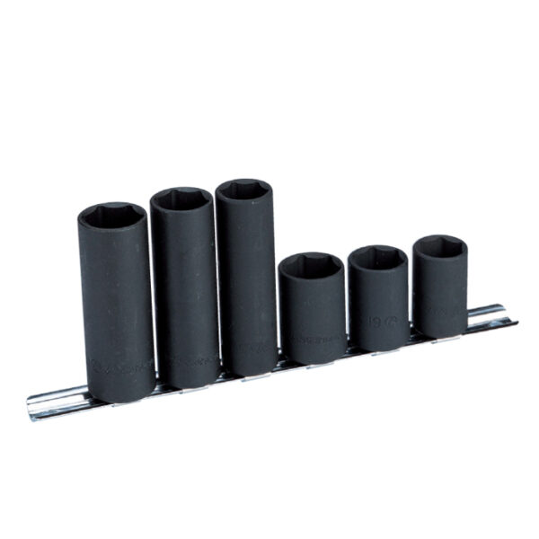 84602M/A-Impact Socket Set- 1/2"Drive- 6 PCs