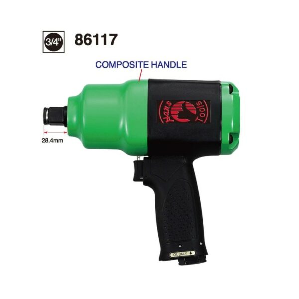 86117-Air Impact Wrench (Heavy Duty)- 3/4" Drive