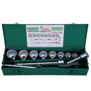 8613M/MJ- Socket Wrench Set- 1" Drive- 13 Pcs