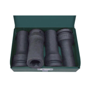 86601E-Star Impact Socket Set(4PCs)-3/4" Drive