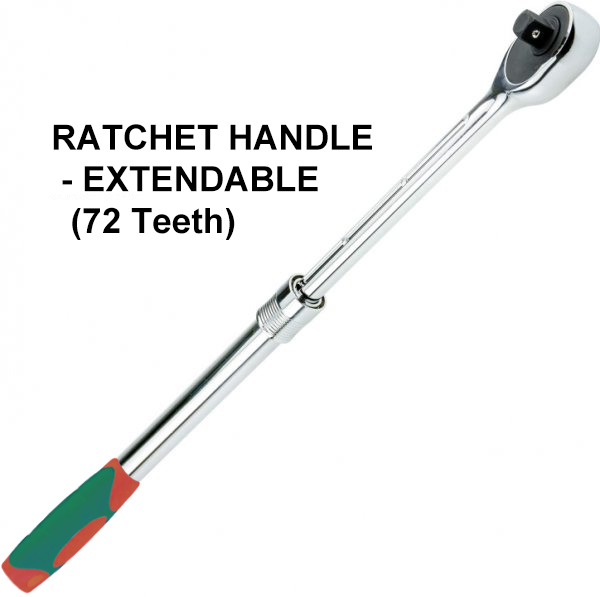 4102-Ratchet Handle-Extendable(72 Teeth)-1/2