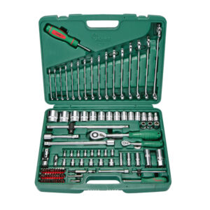 TK-100- Professional Tool Kit (100 Pcs)- 1/4", 1/2" Drive