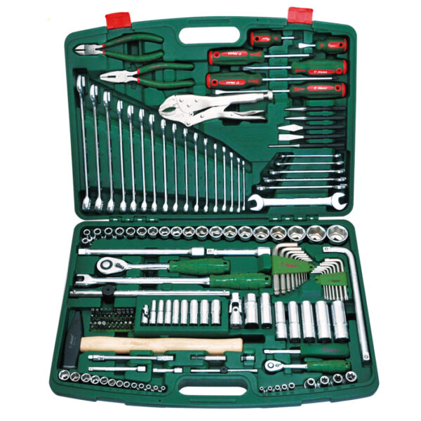 TK-159- Tool Kit 159 PCs-Socket & Combination Wrench Set- 1/4", 1/2" Drive