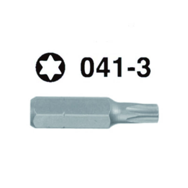 041-3-Hex Shank Screwdriver Bit- 1/4"Drive