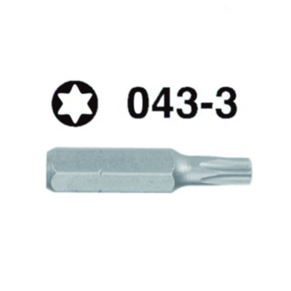 043-3- Hex Shank Screwdriver Bit