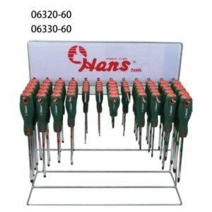 Screwdriver Set in Steel Display Stand