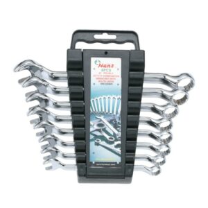 166328MH- 45° Double Offset Combination Wrench Set in Organizer Rack