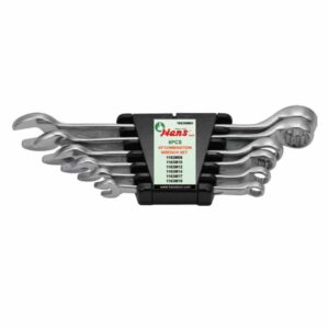 45° Combination Wrench Set in Organizer Rack