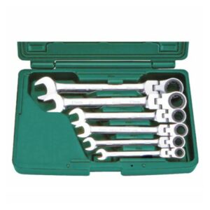 1665F06MB- Flexible Open-End Gear Ring Wrench Set