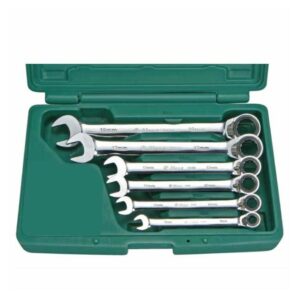 166606MB- Reversible Open-End Gear Ring Wrench Set