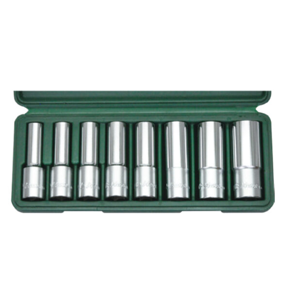 4608MB- Deep Socket Set- 1/2" Drive- 8 Pcs