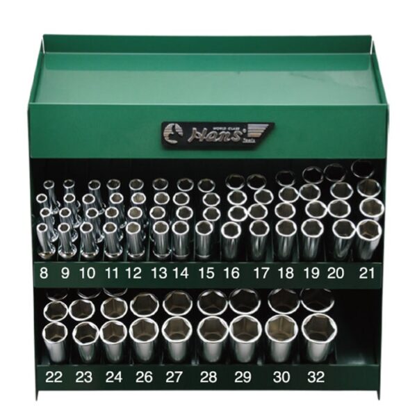 9984H80- Deep Socket Set- 1/2" Drive- 80 Pcs