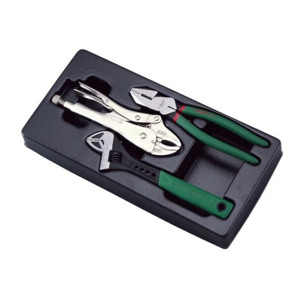 TT-23/ Plier and Adjustable Wrench Set- 3 Pcs