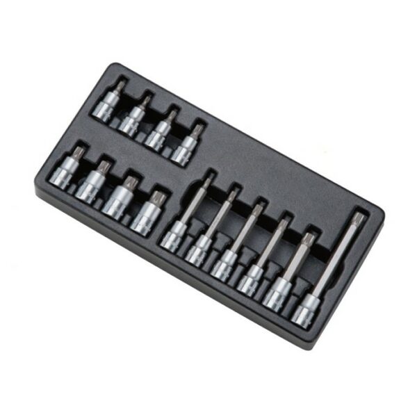 TT-458/ Bit Socket Set- 14 Pcs- 1/2" Drive