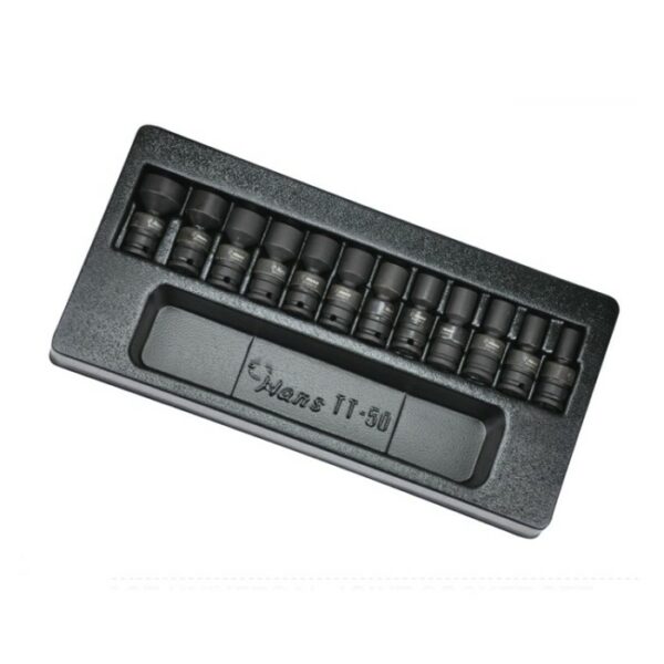 TT-50/ Impact Universal Joint Socket Set- 12 Pcs- 3/8" Drive